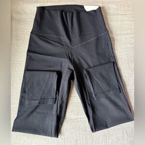 Aerie Black High-Waisted Leggings Size M 7/8
